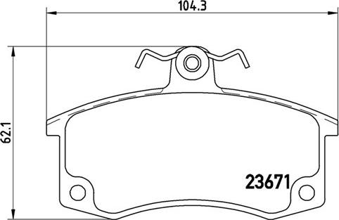 Magneti Marelli 363700441004 - Тормозные колодки, дисковые, комплект autospares.lv