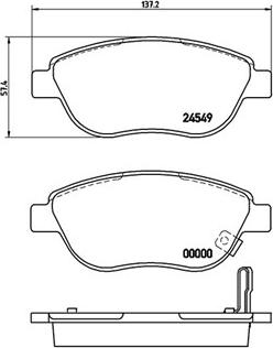 Magneti Marelli 363700459052 - Тормозные колодки, дисковые, комплект autospares.lv