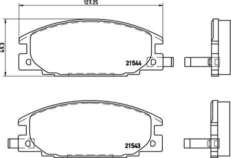 Magneti Marelli 363700459015 - Тормозные колодки, дисковые, комплект autospares.lv