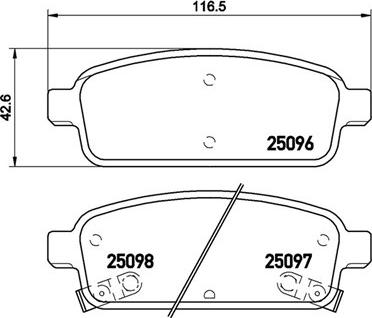 Magneti Marelli 363700459080 - Тормозные колодки, дисковые, комплект autospares.lv