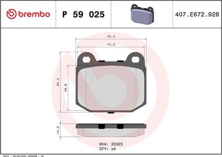 Magneti Marelli 363700459025 - Тормозные колодки, дисковые, комплект autospares.lv