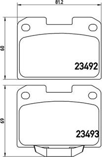 Magneti Marelli 363700454048 - Тормозные колодки, дисковые, комплект autospares.lv