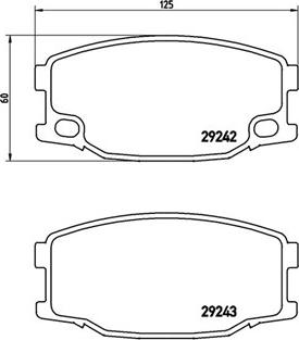 Magneti Marelli 363700454035 - Тормозные колодки, дисковые, комплект autospares.lv