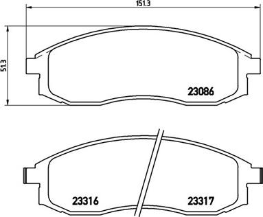 Roadhouse D1224M - Тормозные колодки, дисковые, комплект autospares.lv