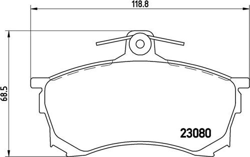 Magneti Marelli 363700454021 - Тормозные колодки, дисковые, комплект autospares.lv