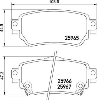 Magneti Marelli 363700456098 - Тормозные колодки, дисковые, комплект autospares.lv