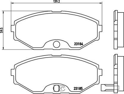 Magneti Marelli 363700456045 - Тормозные колодки, дисковые, комплект autospares.lv