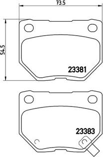 Magneti Marelli 363700456054 - Тормозные колодки, дисковые, комплект autospares.lv