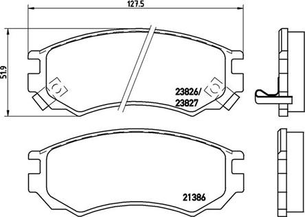 Magneti Marelli 363700456055 - Тормозные колодки, дисковые, комплект autospares.lv