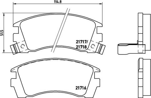 Magneti Marelli 363700456064 - Тормозные колодки, дисковые, комплект autospares.lv