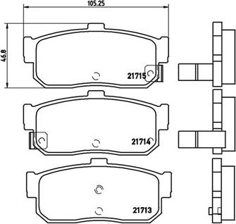 Magneti Marelli 363700456029 - Тормозные колодки, дисковые, комплект autospares.lv