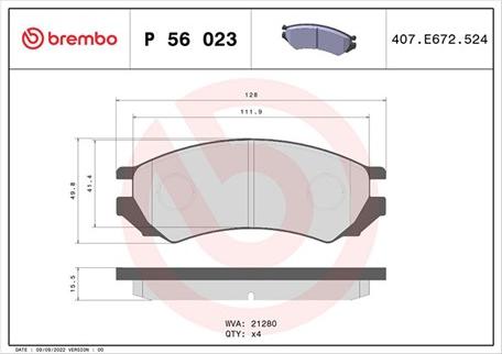 Magneti Marelli 363700456023 - Тормозные колодки, дисковые, комплект autospares.lv