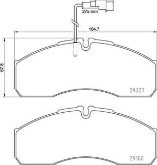 Magneti Marelli 363700456123 - Тормозные колодки, дисковые, комплект autospares.lv