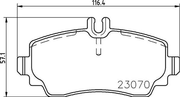 Magneti Marelli 363700450047 - Тормозные колодки, дисковые, комплект autospares.lv