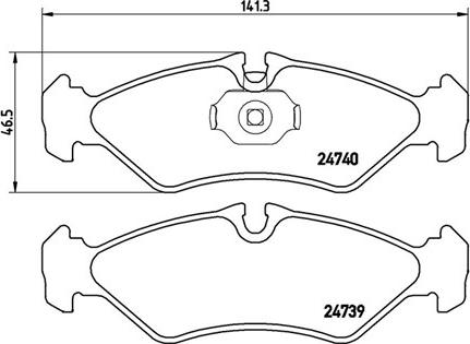 Magneti Marelli 363700450081 - Тормозные колодки, дисковые, комплект autospares.lv