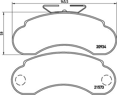 Magneti Marelli 363700450021 - Тормозные колодки, дисковые, комплект autospares.lv