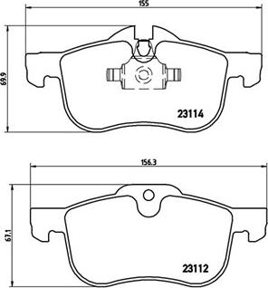 Magneti Marelli 363700452017 - Тормозные колодки, дисковые, комплект autospares.lv