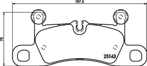 Magneti Marelli 363700465042 - Тормозные колодки, дисковые, комплект autospares.lv