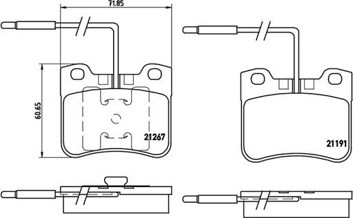 Magneti Marelli 363700461047 - Тормозные колодки, дисковые, комплект autospares.lv