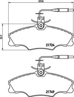 Magneti Marelli 363700461056 - Тормозные колодки, дисковые, комплект autospares.lv