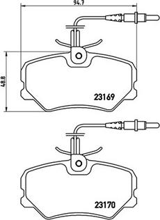 Magneti Marelli 363700461050 - Тормозные колодки, дисковые, комплект autospares.lv