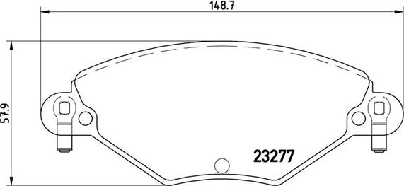 Magneti Marelli 363700461071 - Тормозные колодки, дисковые, комплект autospares.lv