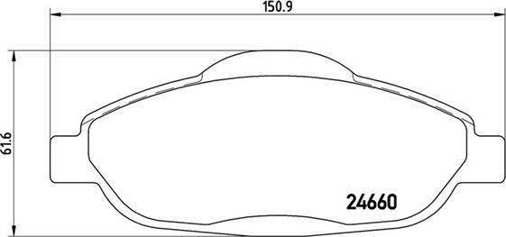 Magneti Marelli 363700461101 - Тормозные колодки, дисковые, комплект autospares.lv