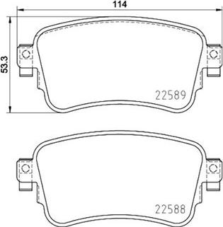 Magneti Marelli 363700461133 - Тормозные колодки, дисковые, комплект autospares.lv