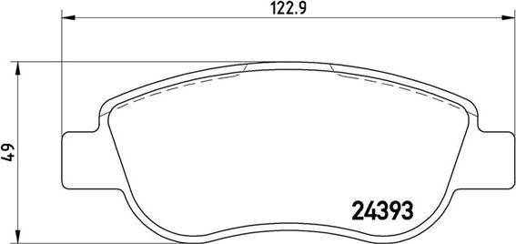 Magneti Marelli 363700468049 - Тормозные колодки, дисковые, комплект autospares.lv