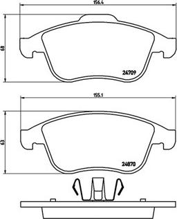 Magneti Marelli 363700468045 - Тормозные колодки, дисковые, комплект autospares.lv