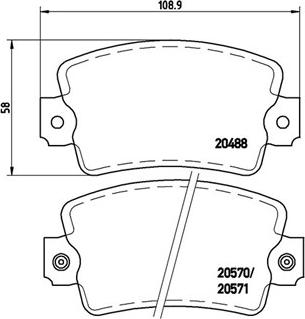 Magneti Marelli 363700468007 - Тормозные колодки, дисковые, комплект autospares.lv