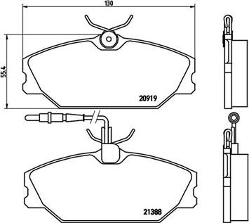 Magneti Marelli 363700468014 - Тормозные колодки, дисковые, комплект autospares.lv