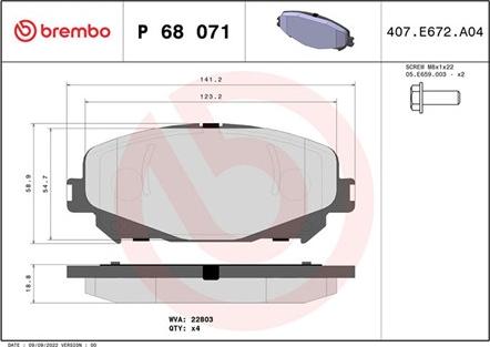 Magneti Marelli 363700468071 - Тормозные колодки, дисковые, комплект autospares.lv