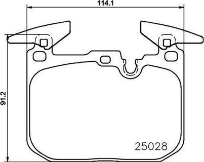 Magneti Marelli 363700506096 - Тормозные колодки, дисковые, комплект autospares.lv