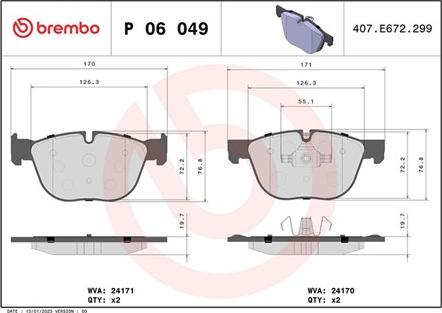 Magneti Marelli 363700406049 - Тормозные колодки, дисковые, комплект autospares.lv