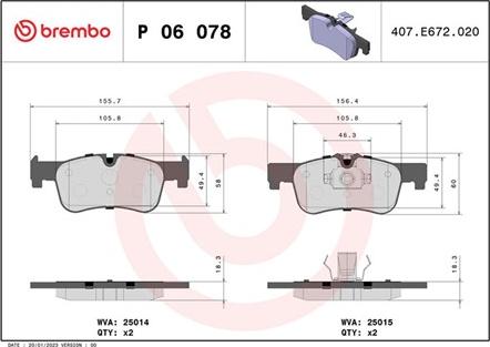 Magneti Marelli 363700406078 - Тормозные колодки, дисковые, комплект autospares.lv