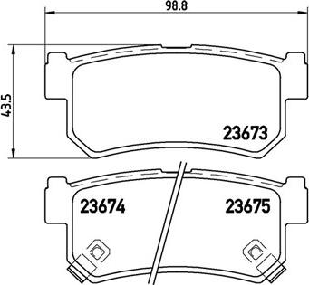 MK Kashiyama BP-7503 - Тормозные колодки, дисковые, комплект autospares.lv