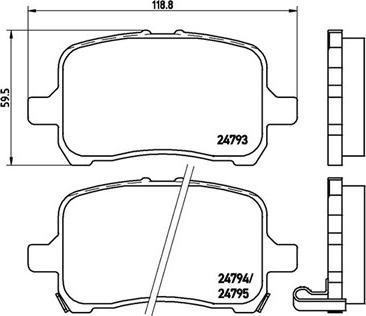 Ruville D11608270 - Тормозные колодки, дисковые, комплект autospares.lv