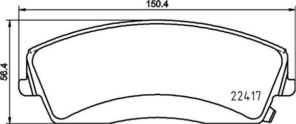 Magneti Marelli 363700418034 - Тормозные колодки, дисковые, комплект autospares.lv