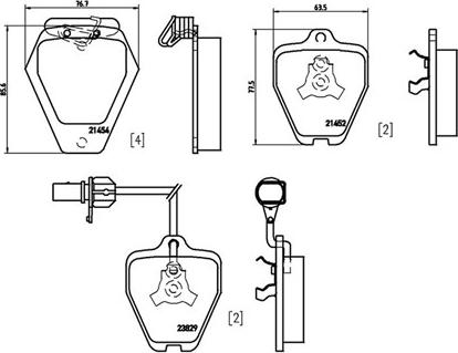 Quinton Hazell 7247 - Тормозные колодки, дисковые, комплект autospares.lv