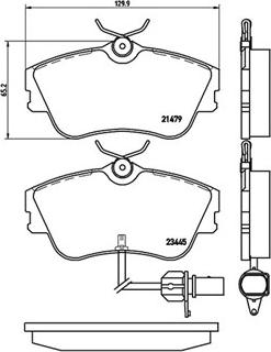 Magneti Marelli 363700485050 - Тормозные колодки, дисковые, комплект autospares.lv