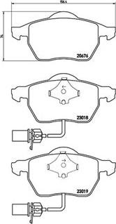 Magneti Marelli 363700485085 - Тормозные колодки, дисковые, комплект autospares.lv