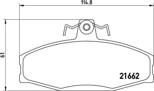 Magneti Marelli 363700485022 - Тормозные колодки, дисковые, комплект autospares.lv