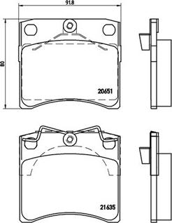 Magneti Marelli 363700485027 - Тормозные колодки, дисковые, комплект autospares.lv