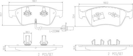 Magneti Marelli 363700485102 - Тормозные колодки, дисковые, комплект autospares.lv