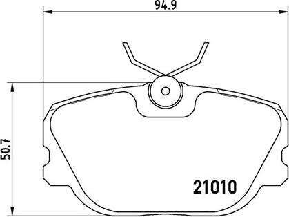 Magneti Marelli 363700486011 - Тормозные колодки, дисковые, комплект autospares.lv