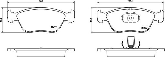 Magneti Marelli 363700486024 - Тормозные колодки, дисковые, комплект autospares.lv