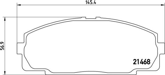 Magneti Marelli 363700483092 - Тормозные колодки, дисковые, комплект autospares.lv