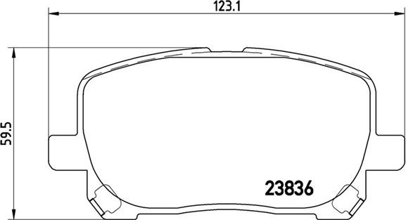 Magneti Marelli 363700483061 - Тормозные колодки, дисковые, комплект autospares.lv