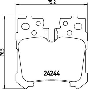 Magneti Marelli 363700483076 - Тормозные колодки, дисковые, комплект autospares.lv